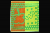 Dětský ručník žakár - červík, zelený